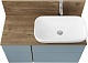 Акватон Мебель для ванной Мишель 100 дуб рустикальный/фьорд с раковиной Infinity – фотография-23